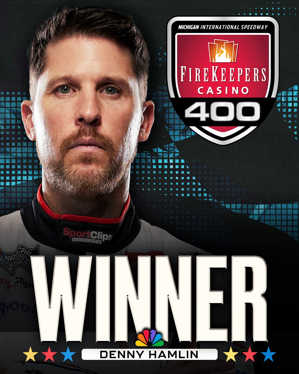 Breaking: Denny Hamlin Wins Michigan Amidst Baby Buzz!
