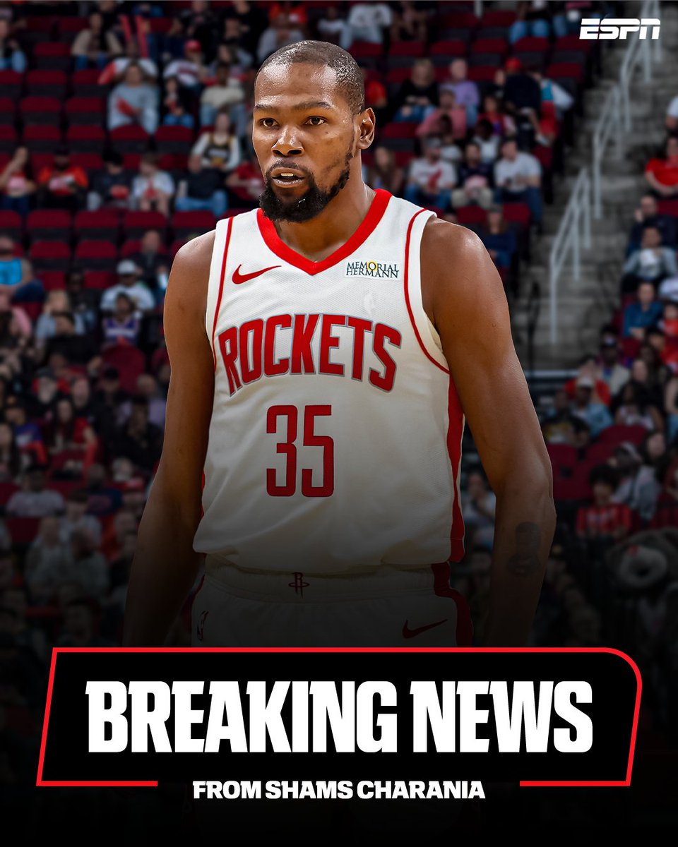 Breaking: Durant Shocks NBA, Joins Rockets in Blockbuster Trade!