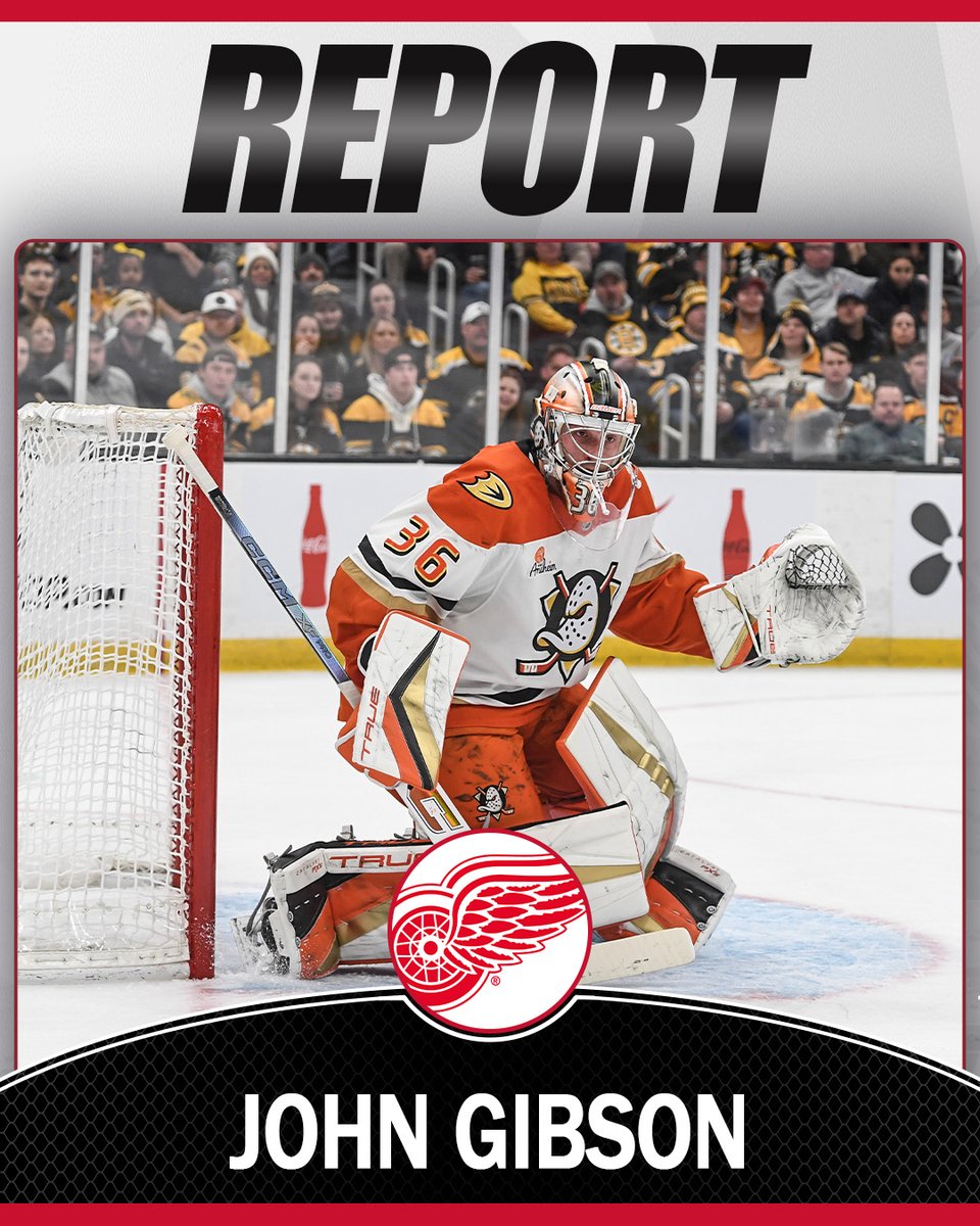 Breaking: John Gibson's Shocking Move to Detroit Red Wings!