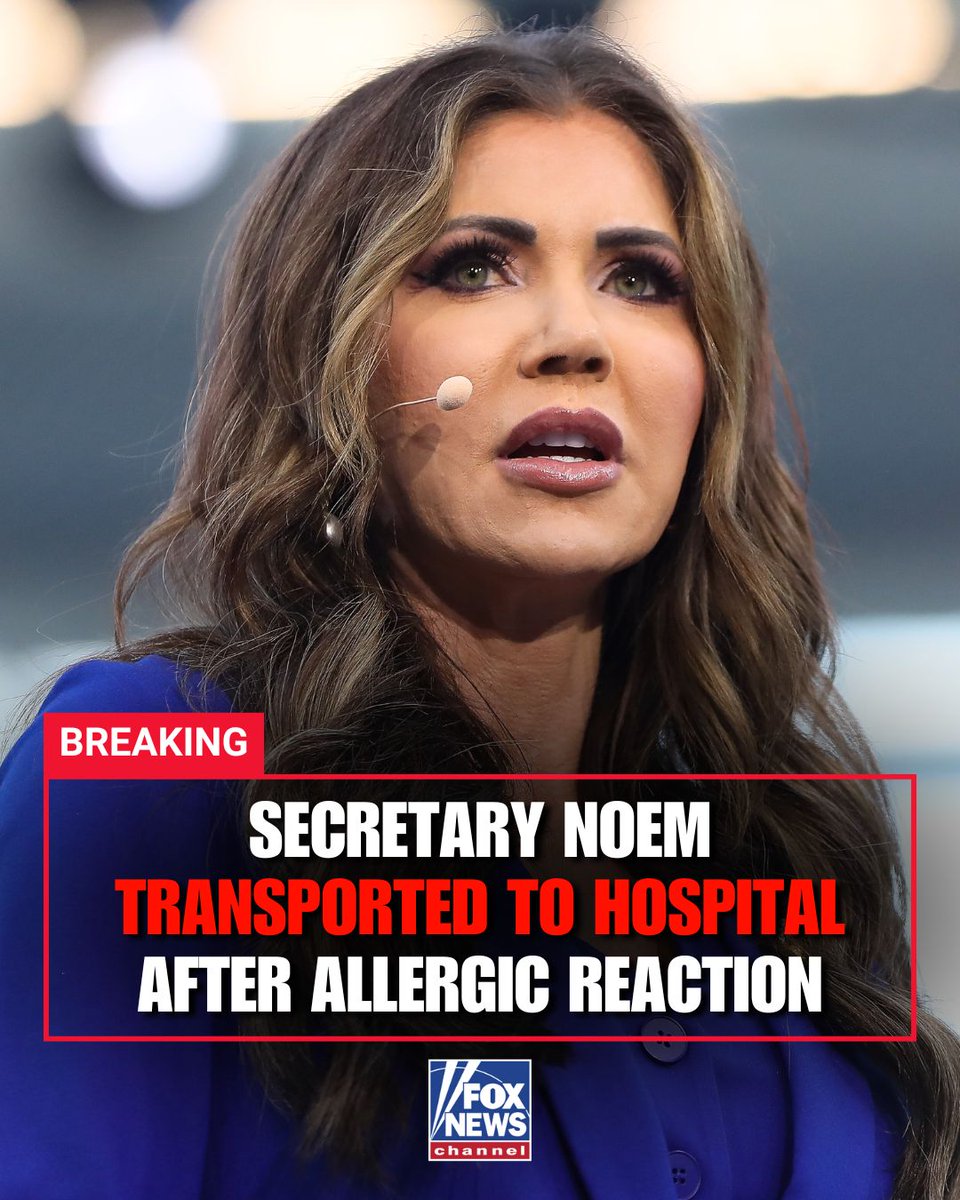 Breaking: Sec. Noem's Allergic Reaction Sparks Outrage!