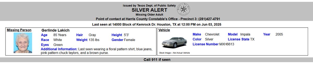 Breaking: Silver Alert for Missing Houston Woman Sparks Outrage!