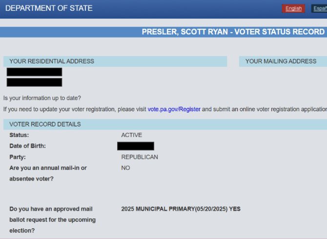 ‼️CHECK YOUR VOTER STATUS‼️ PA GOP's Shocking Registration Push!