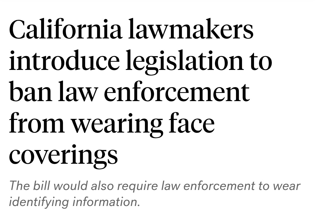 California's No Secret Police Act: Safety or Targeting Officers?