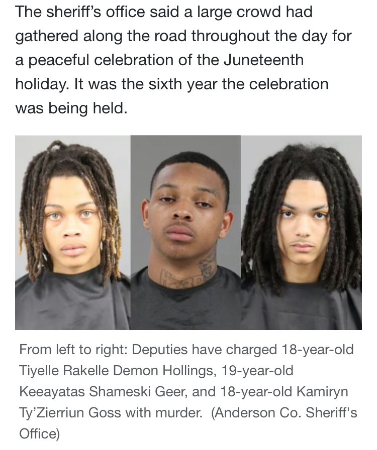 Chaos Erupts: Three Charged in Juneteenth Festival Mass Shooting