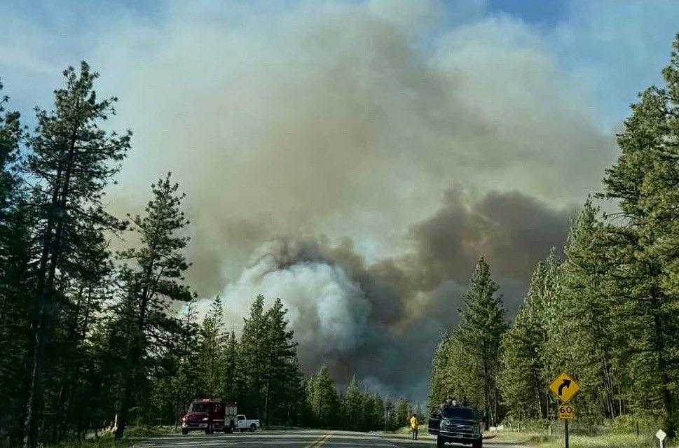Chaos Unfolds: Banana Lake Fire Threatens Highway 28 in Montana!