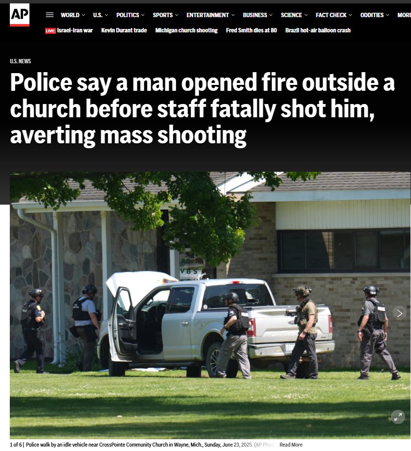 Church Staff Foil Mass Shooting: Armed Man Stopped in Michigan