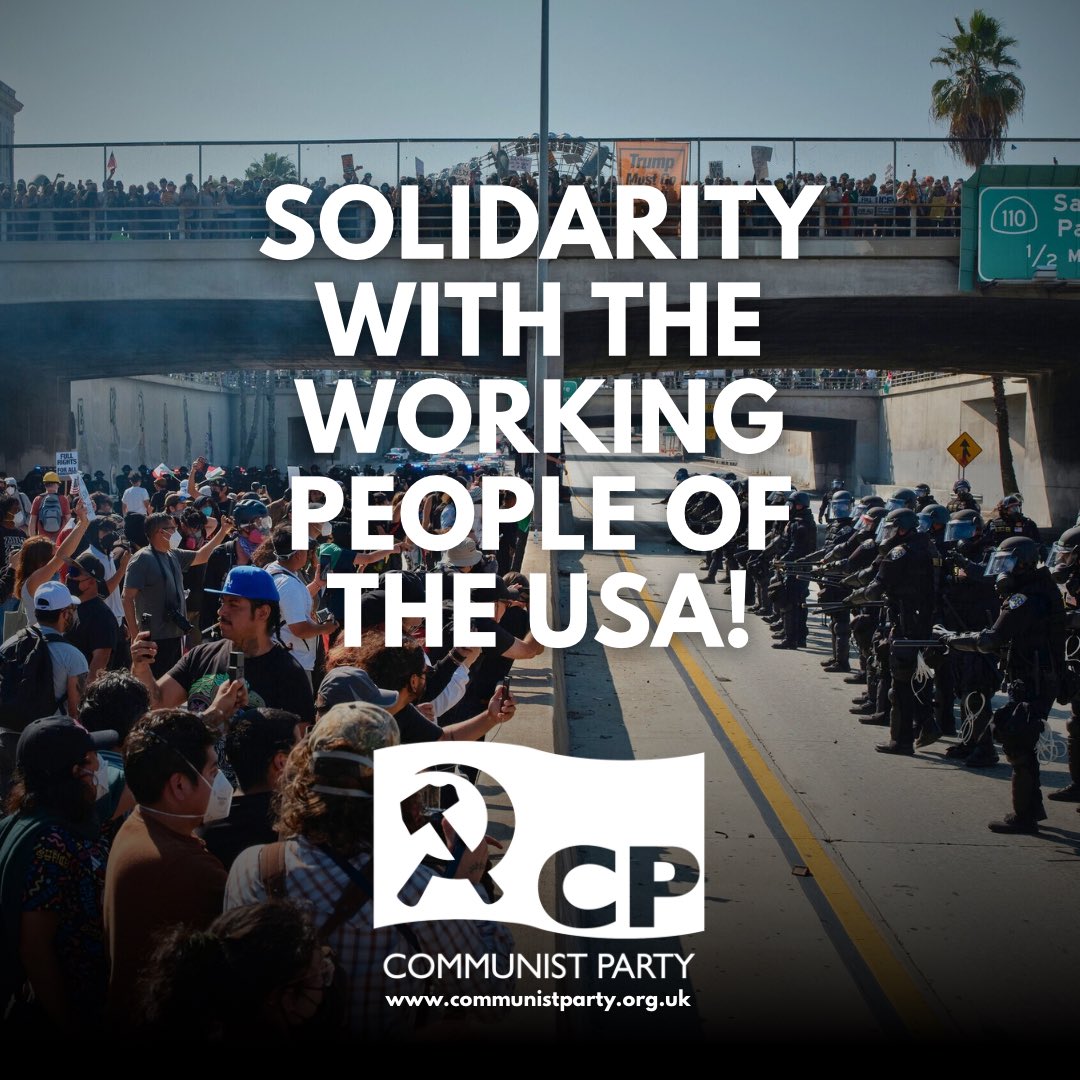 Communist Party Rallies Californians Against Trump's Repression!