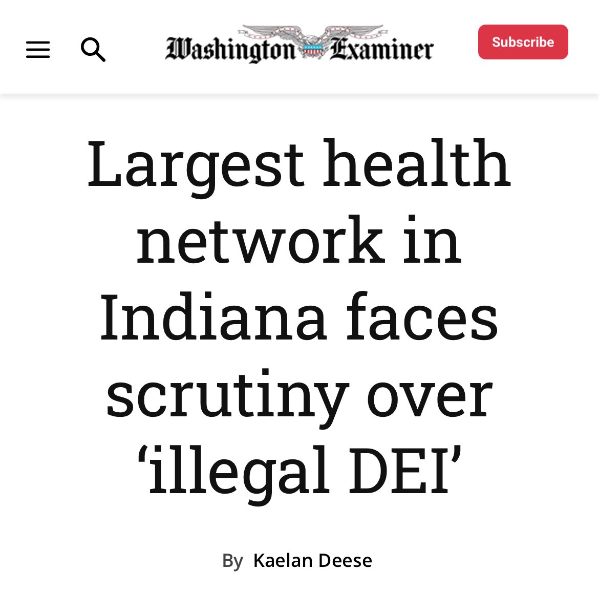 Conservative Group Demands Civil Rights Probe into IU Health