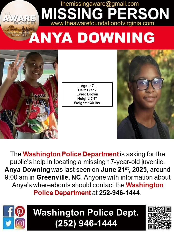 Desperate Search for Missing 17-Year-Old Anya Downing in NC!