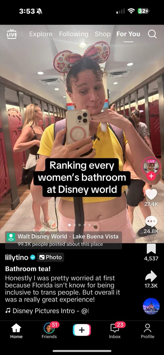 Disney Scandal: Lily Tino Investigated for Restroom Photos!