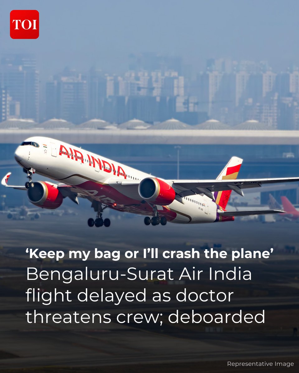 Doctor Arrested for Threatening Air India Flight: "I'll Crash It!"