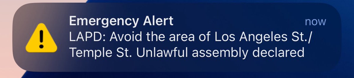 Emergency Alert: LAPD Declares Unlawful Assembly in LA!