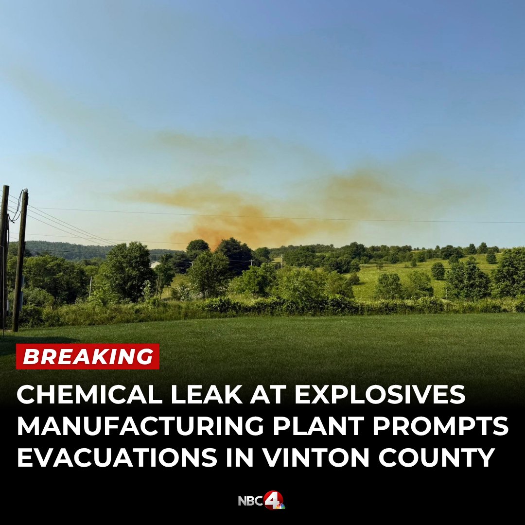 Explosive Chemical Leak Forces Urgent Evacuations in Vinton County!