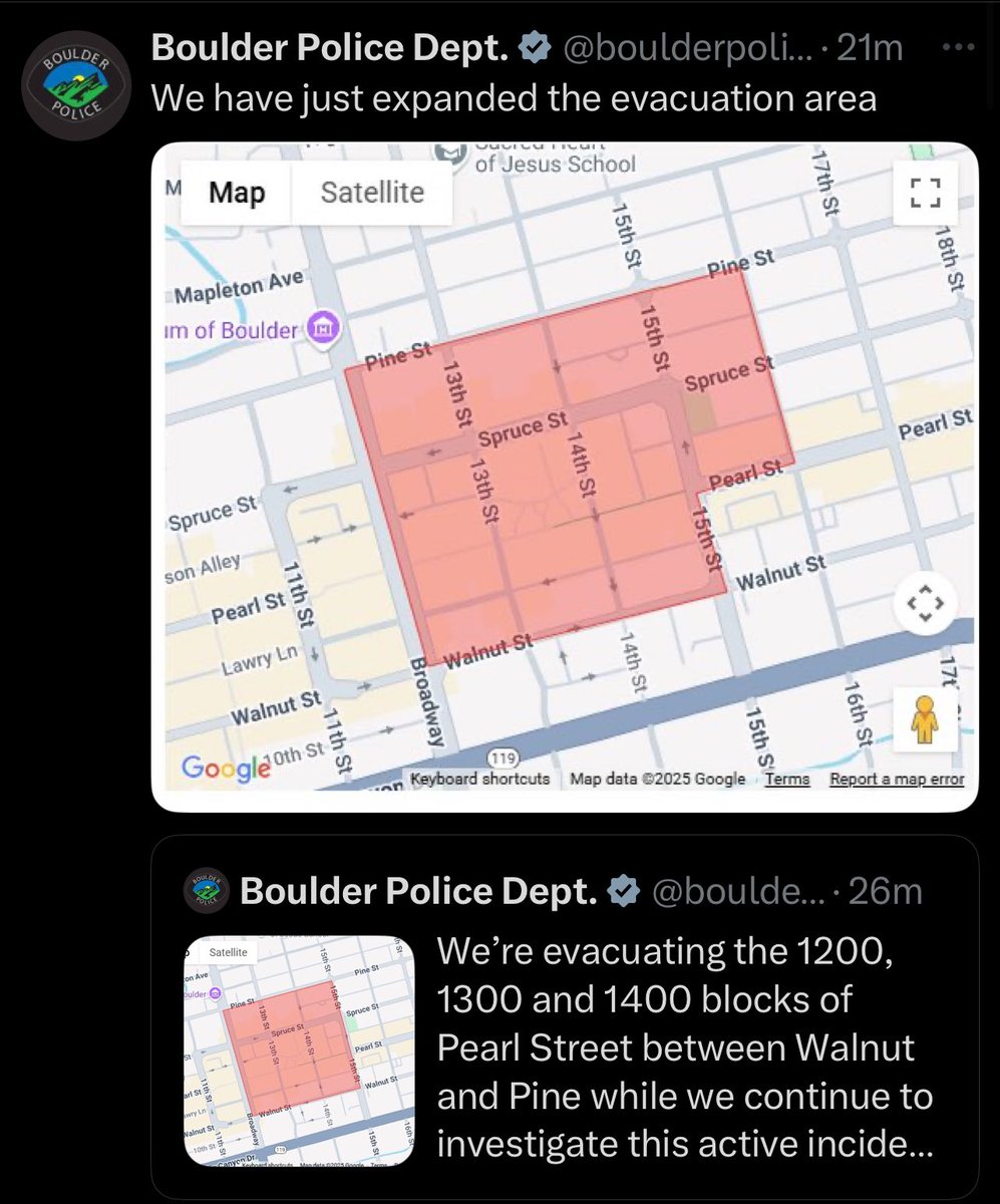 FBI Labels Boulder Incident a 'Targeted TERROR Attack'!  
Evacuations Ordered: Police Urge Public to 'AVOID THIS AREA'