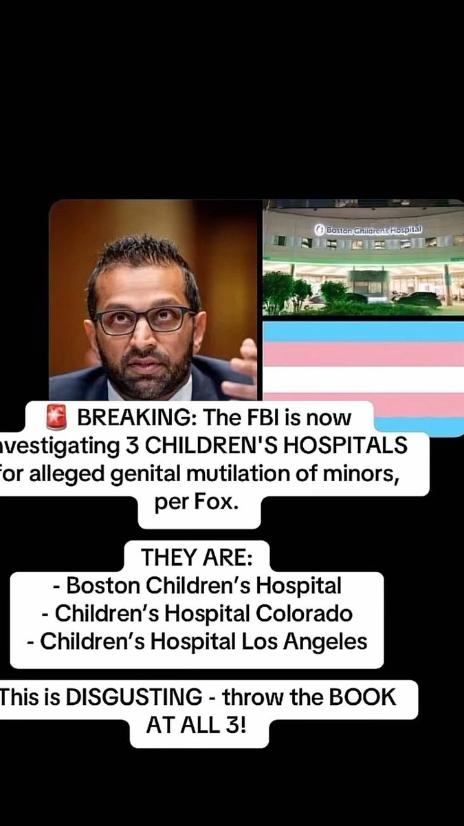 FBI Probes Children's Hospitals for Alleged Gender Surgery Violations