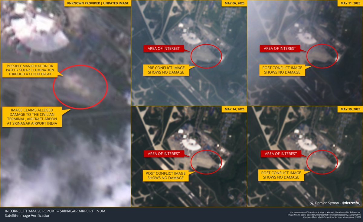 Fake Image Sparks Outrage: Srinagar Airport Damage Hoax Revealed!