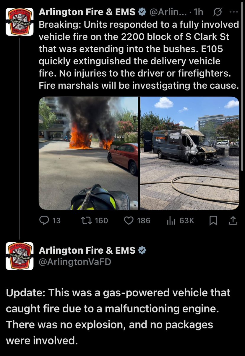 False Alarm: Arlington Van 'Explosion' Debunked by EMS!