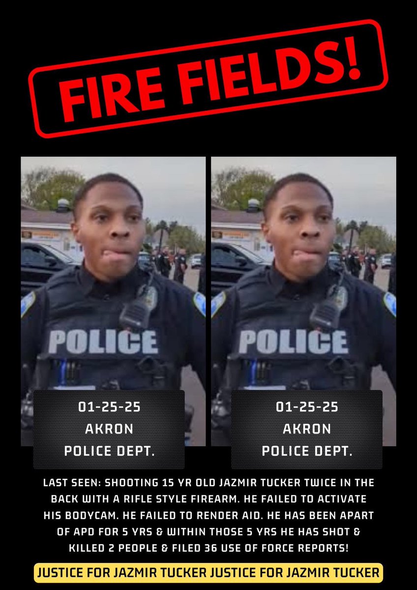 Fire Killer Cop Davon Fields: Akron Police Corruption Exposed!