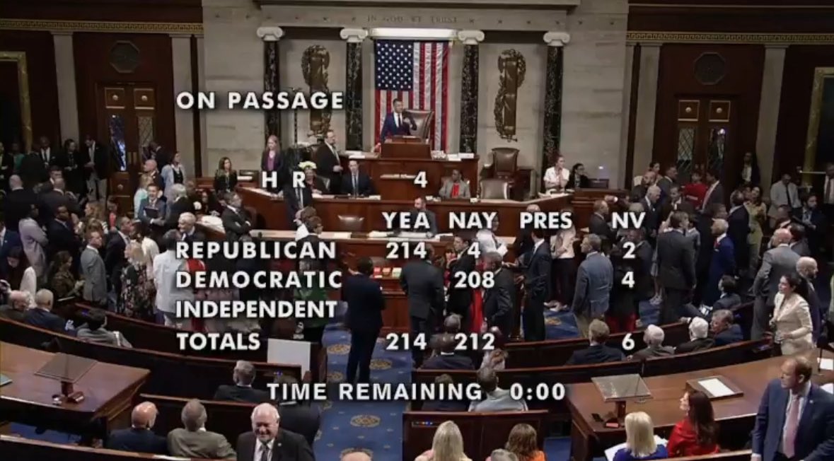 First Round of DOGE Cuts Passed: 4 Republicans Break Ranks!