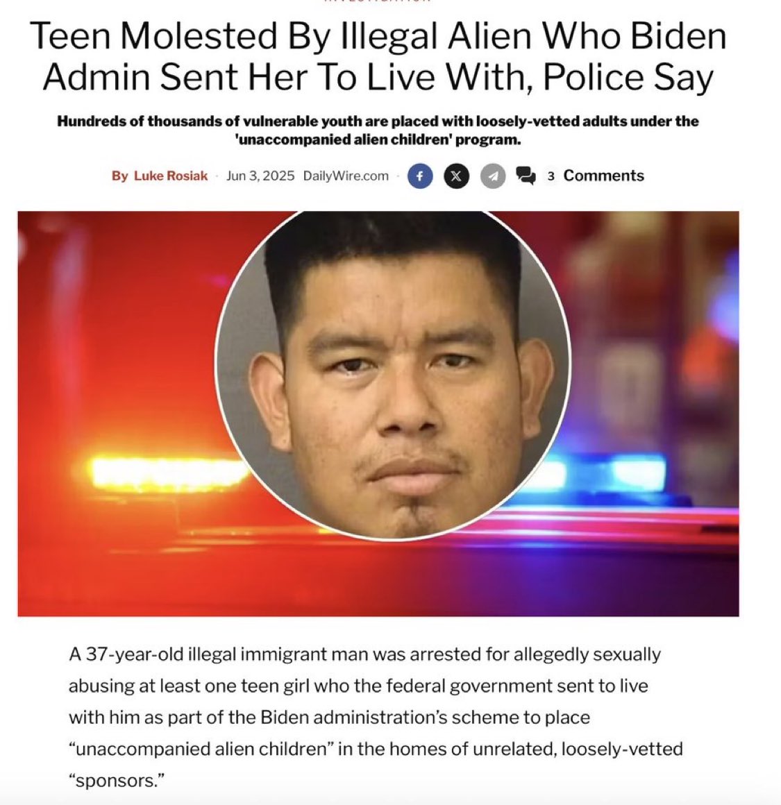 Florida Arrest: Immigrant Molests Teens Sent by Biden Admin