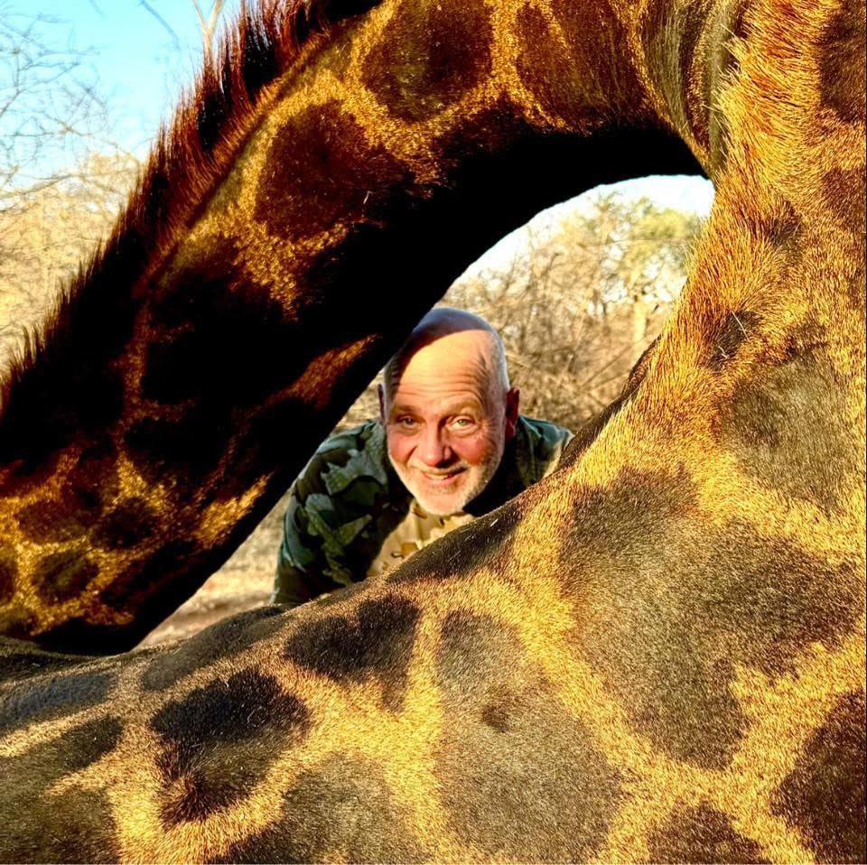 Florida Man's Giraffe Peek-a-Boo Sparks Outrage Over Trophy Hunt