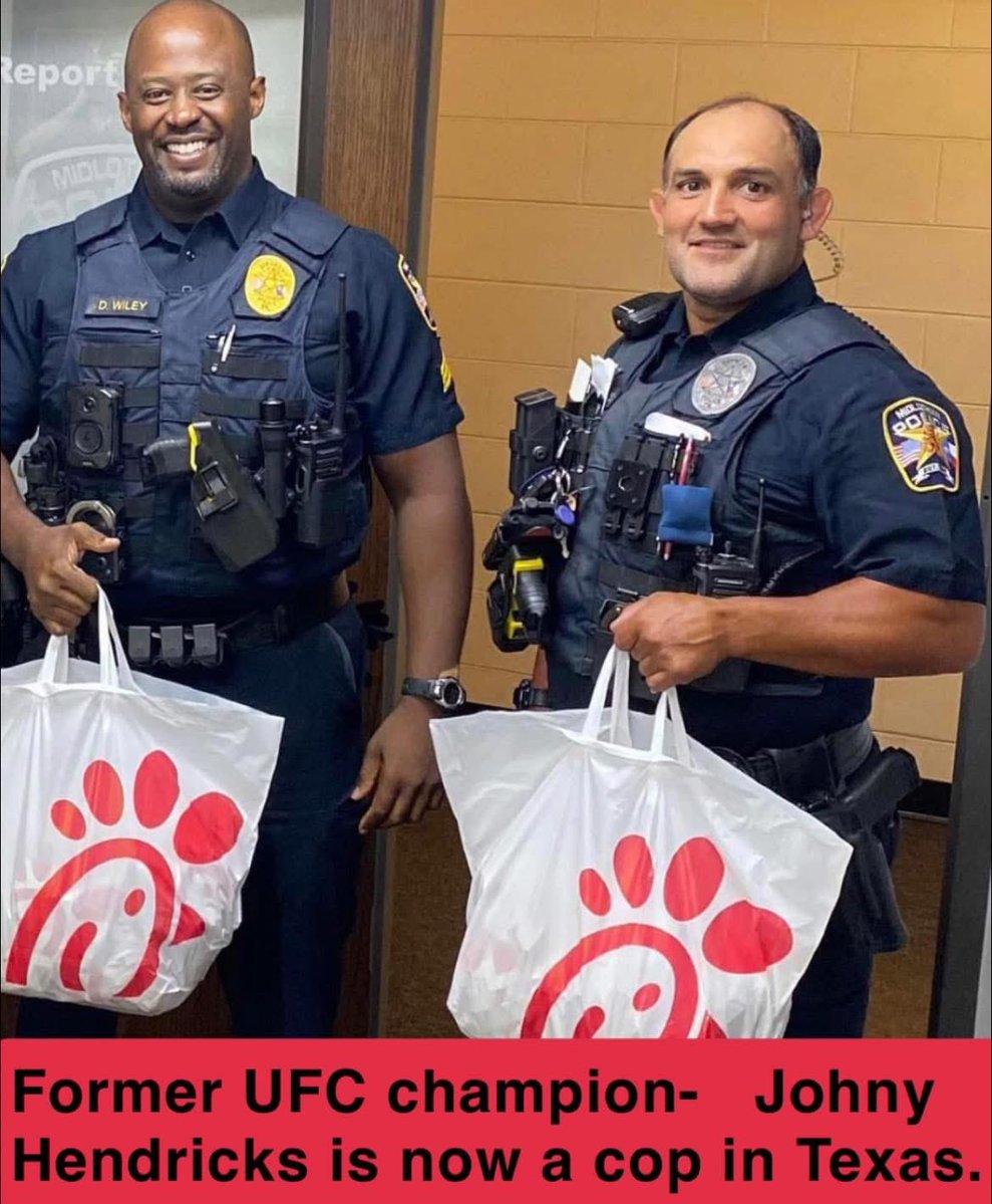 Former UFC Champ Johnny Hendricks Now Patrolling Texas Streets!