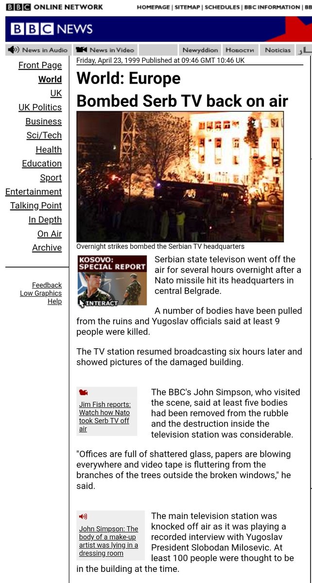 George Galloway's Shocking Reminder of NATO's 1999 Media Attack!