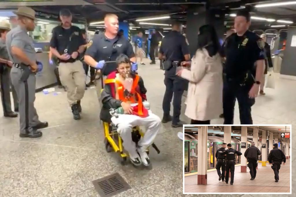 Grand Central Chaos: Two Stabbed, Suspect Still at Large!