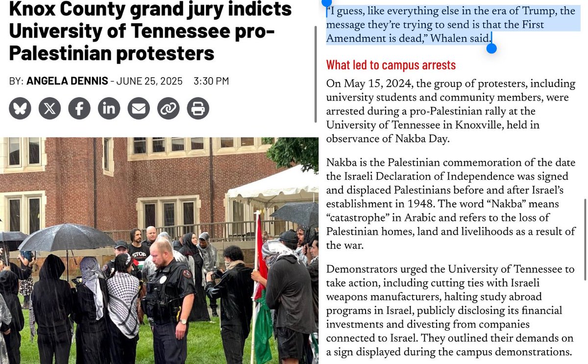 Grand Jury Indicts UT Knoxville Protesters: 1st Amendment at Risk?