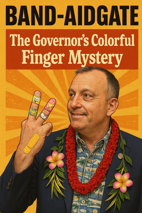 🚨HAWAII—🩹🚨BANDAIDGATE: Governor Green's Colorful Cover-Up?