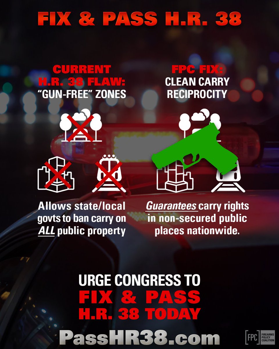 🚨 H.R. 38: Fix Gun-Free Zones or Face Total Rights Erosion! 🚨