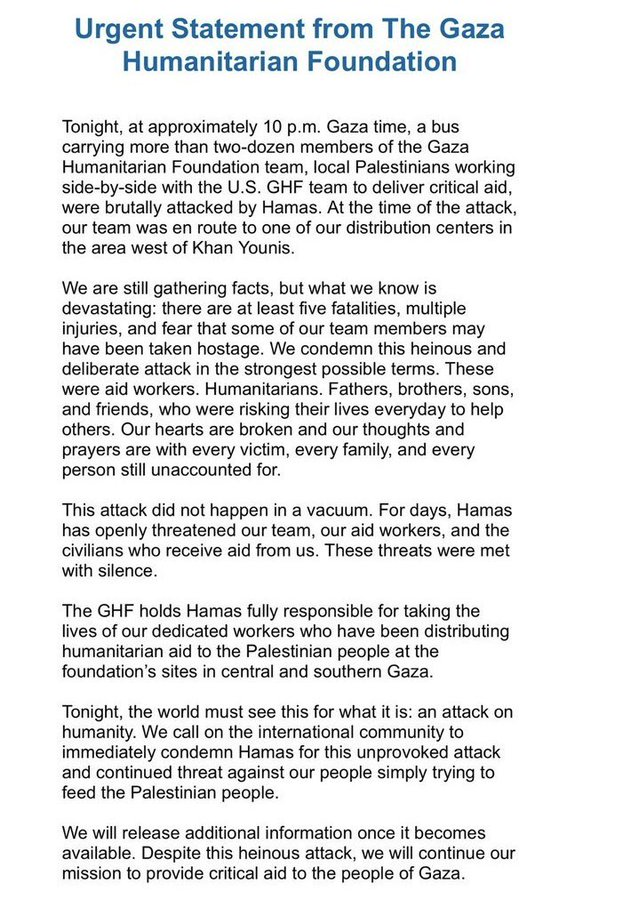 🚨 Hamas's Shocking Assault on Aid Workers: 5 Dead in Bus Attack!