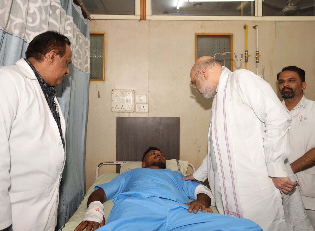 Heartfelt Hospital Visit: Promises Amidst Ahmedabad Plane Crash Tragedy