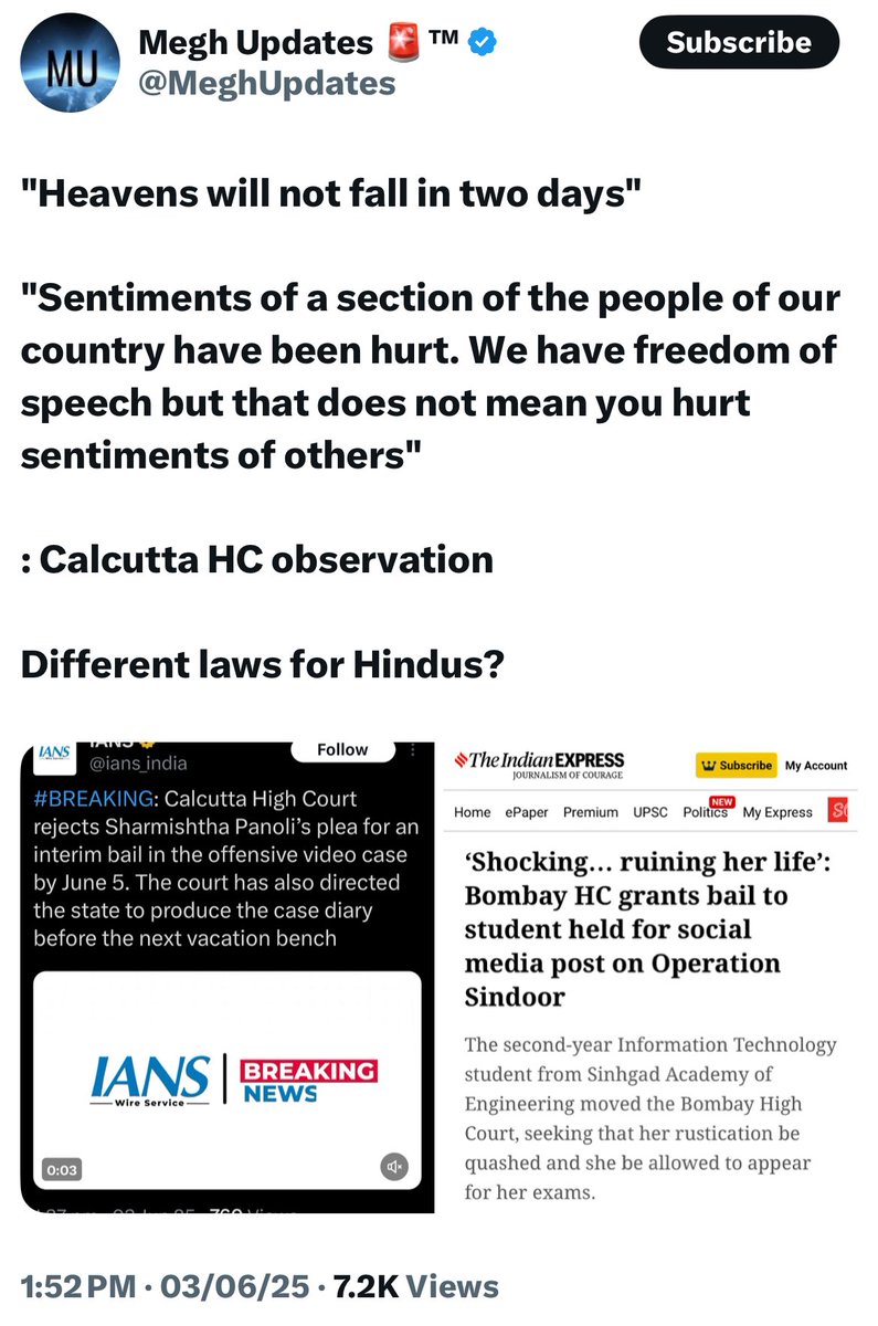 High Courts Clash: Hindu Student Arrested, Muslim Student Released!