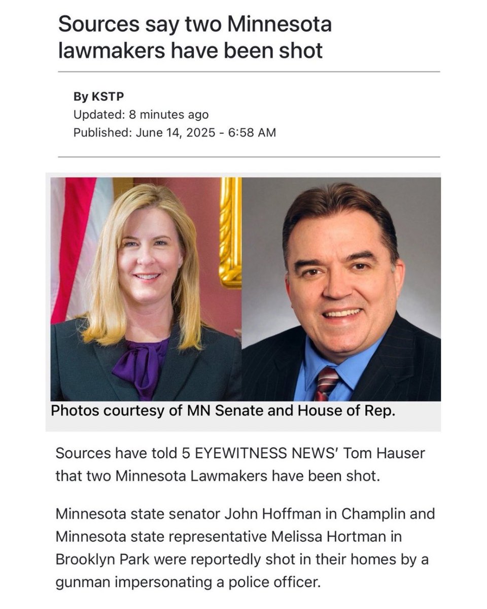 Impersonator Sparks Panic: Minnesota Lawmakers Shot, Public Safety at Risk