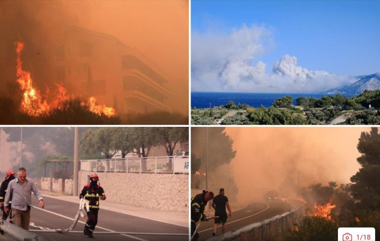 Inferno in Pisak: Wildfire Engulfs Homes Amid Chaos!