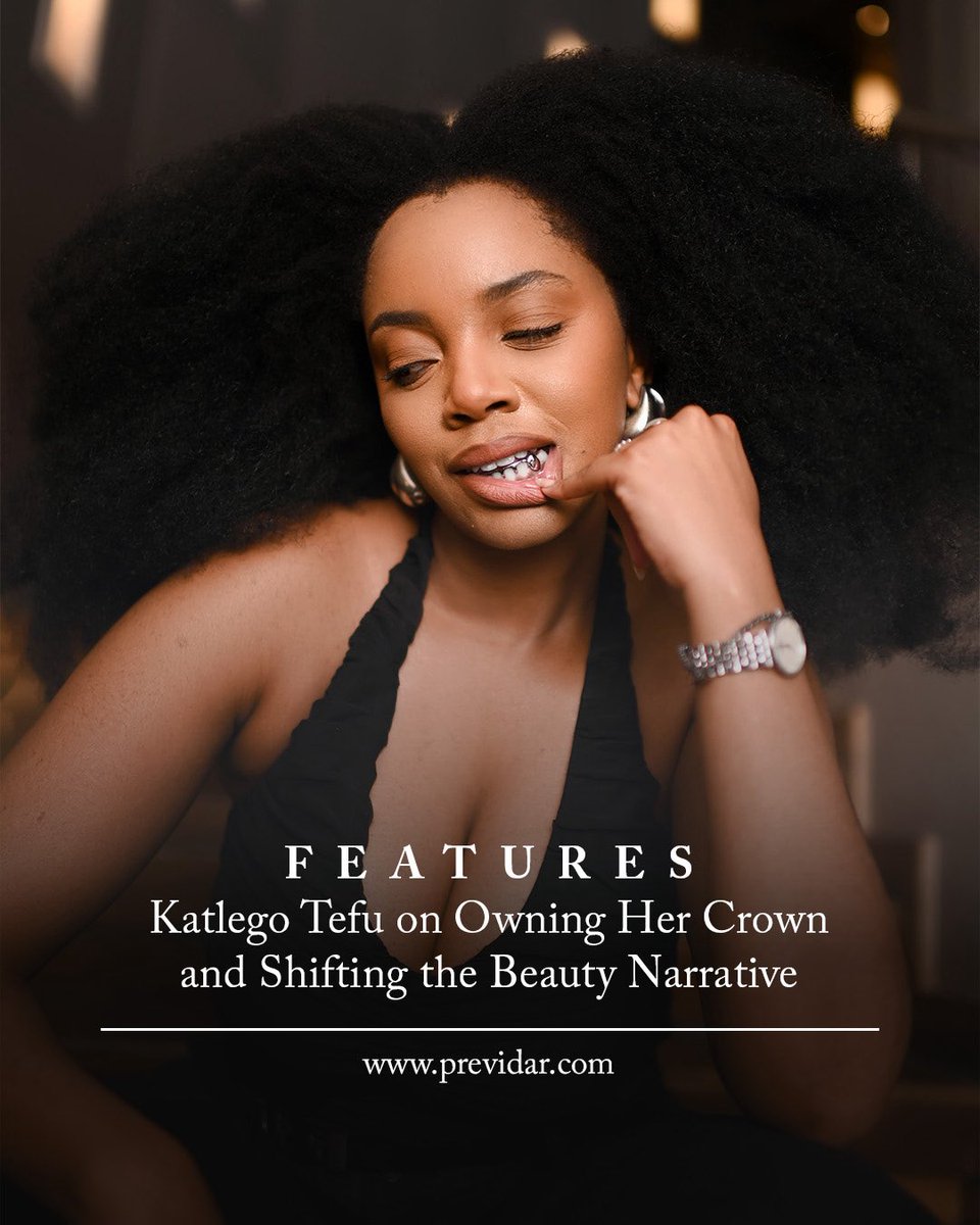 Is the Natural Hair Movement Challenging Beauty Standards?  
Meet @katlego_tefu: Redefining Beauty and Power in South Africa