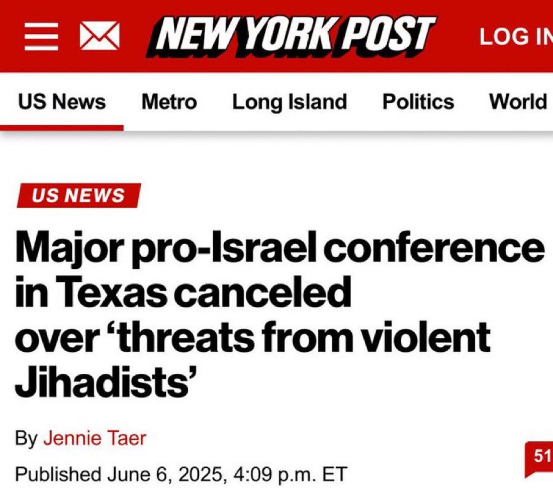 Islamic Intolerance Cancels Pro-Israel Summit in Dallas!