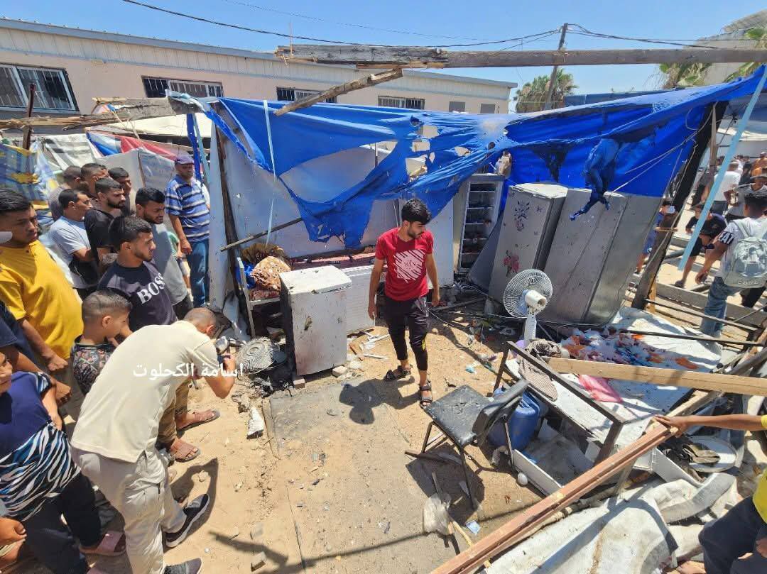 Israeli Airstrikes Target Tent Sheltering Displaced Palestinians!