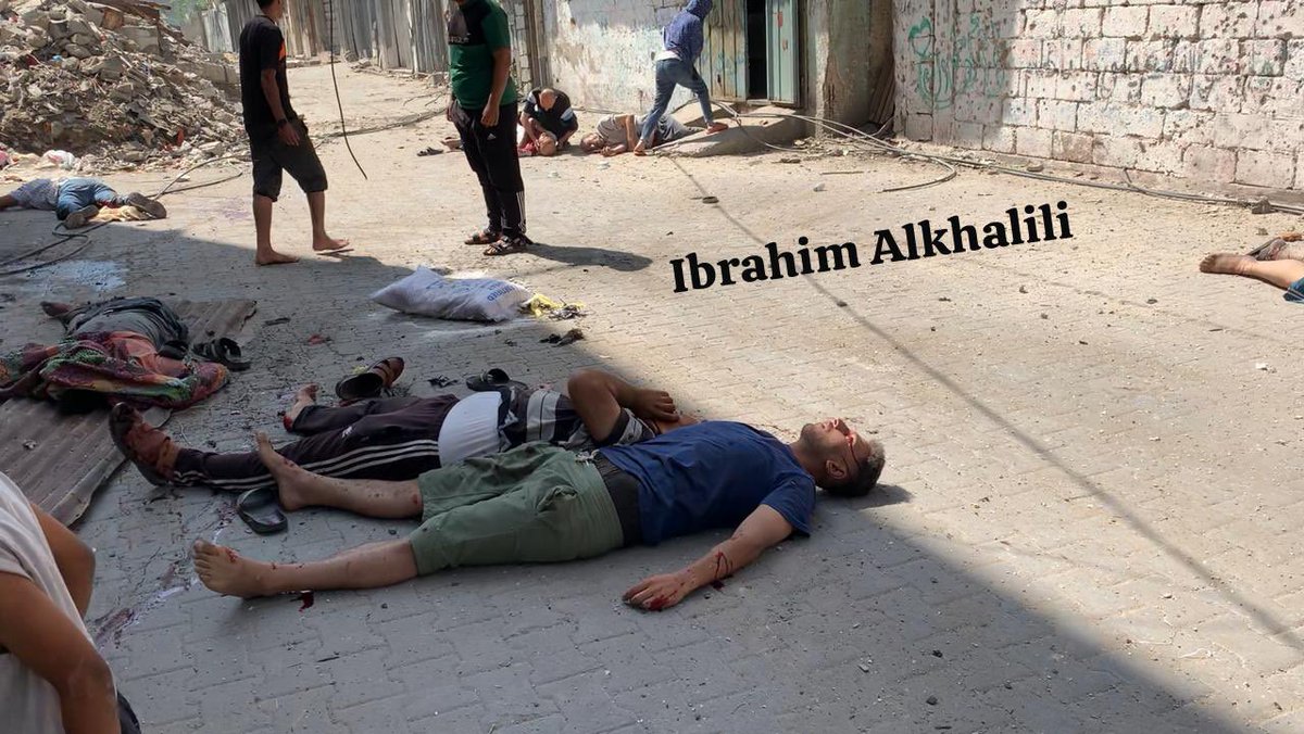 Israeli Forces Strike Civilians Near School in Gaza: Outrage Erupts