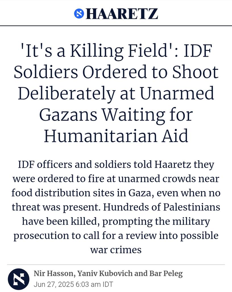 Israeli Media: IDF Ordered to Shoot Unarmed Gazans, Claims Genocide