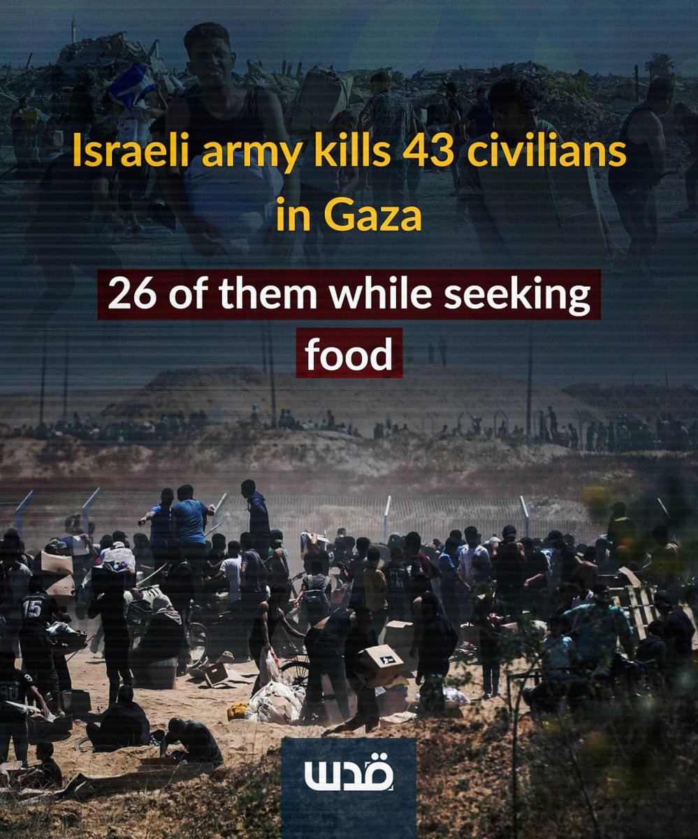 Israeli Troops Open Fire on Hungry Palestinians, 20 Dead!