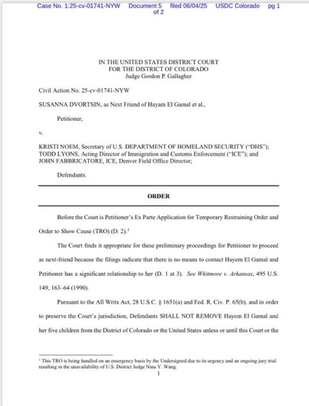 Judge Blocks Trump from Deporting Family of Boulder Terror Suspect