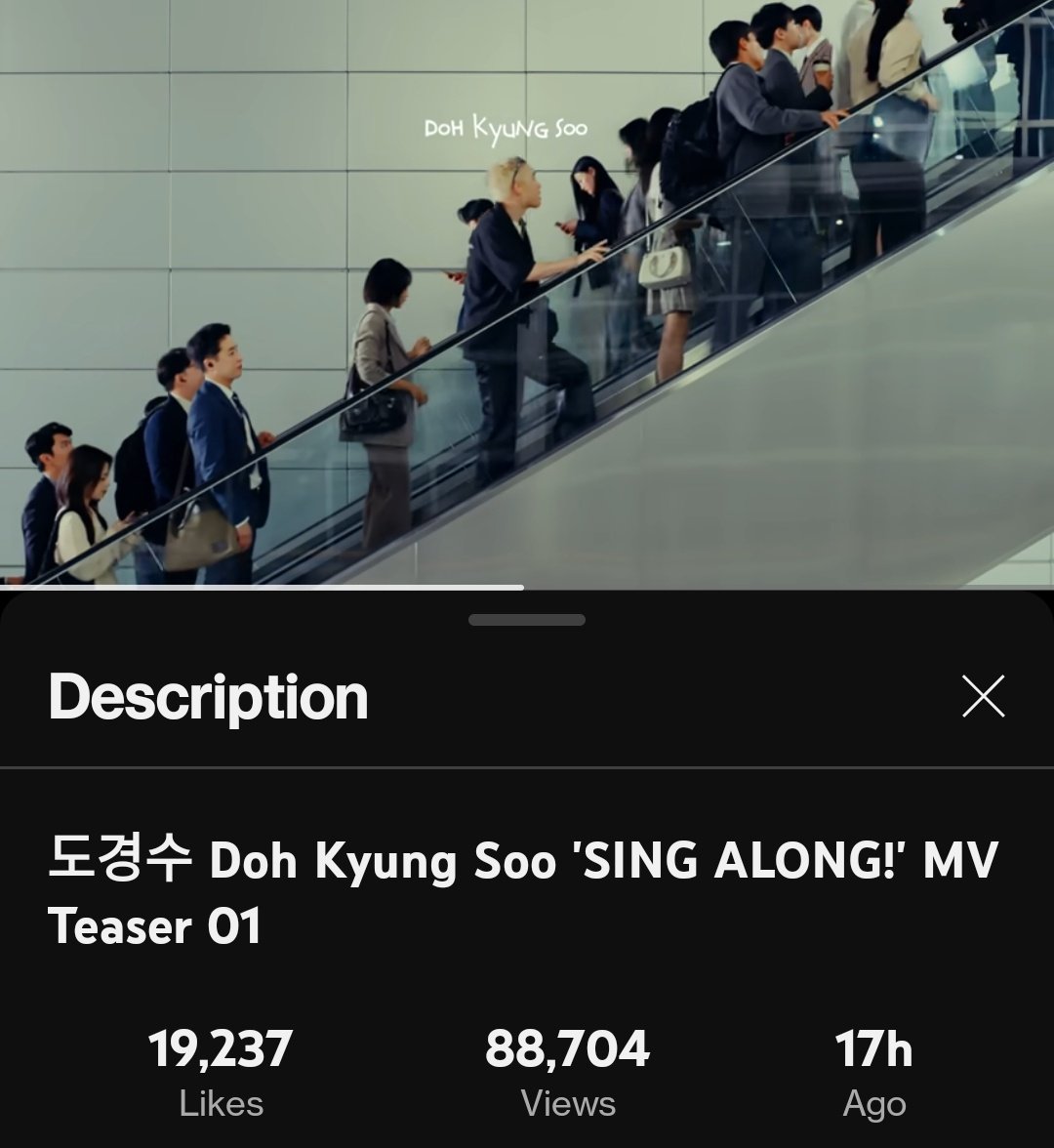 KYUNGSOO's 'Sing Along' Blows Up: 88K Views in Just 17 Hours!