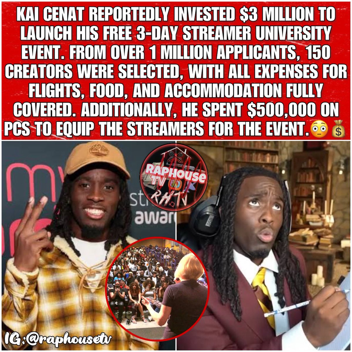 Kai Cenat's $3M University Sparks Outrage: Is This a Gimmick?