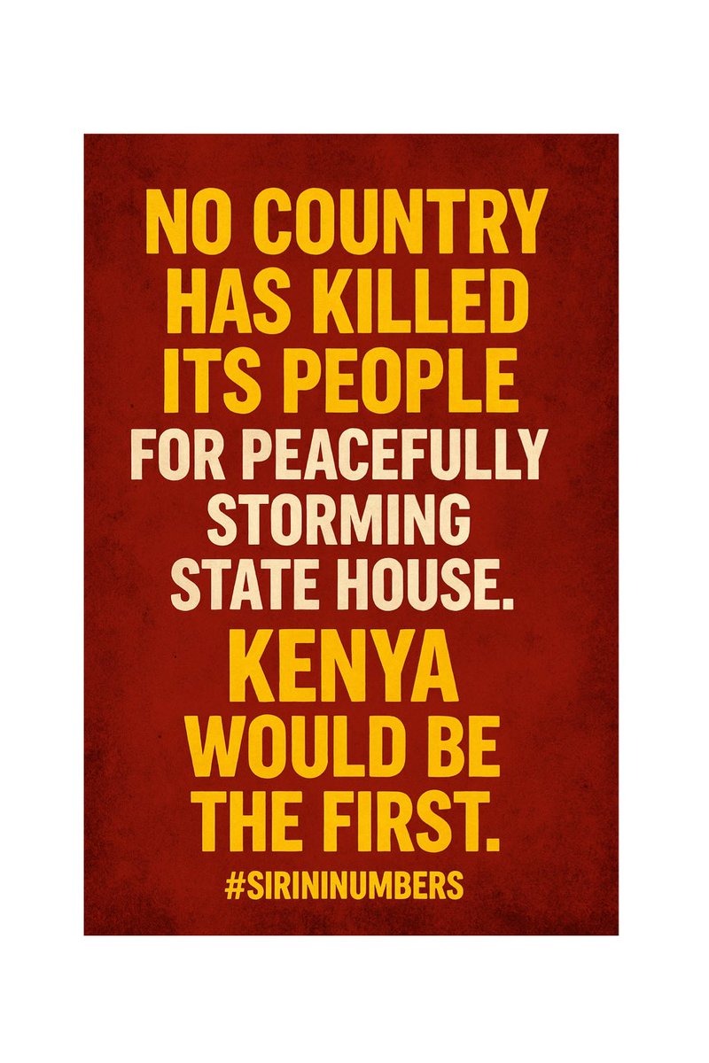 Kenya Faces Historic Reckoning: Will It Fire on Peaceful Protesters?