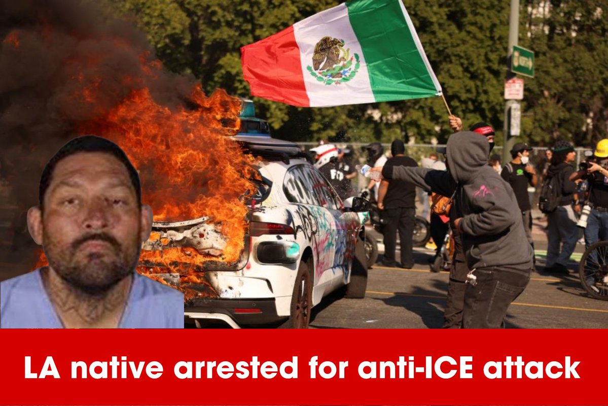 LA Anti-ICE Coward Arrested After Molotov Cocktail Attack!