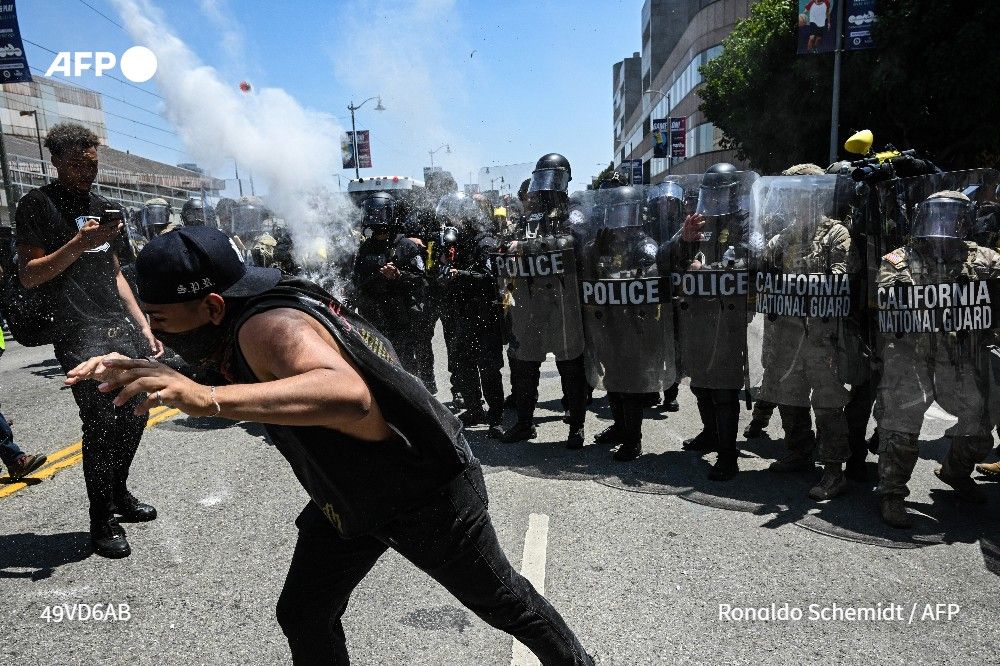 LA Police Arrests Protesters as Texas Deploys National Guard!