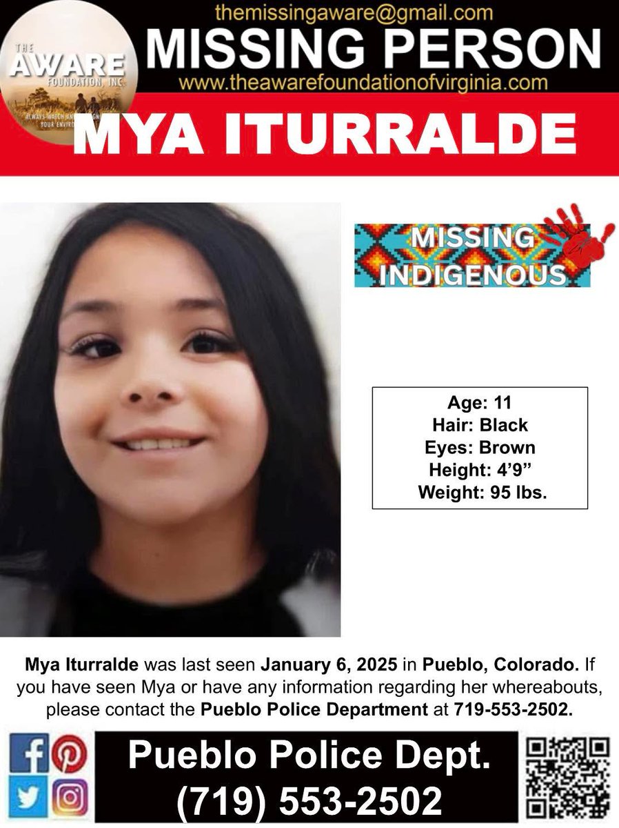 MISSING: 15-Year-Old Mya Iturralde Disappears in Pueblo, CO