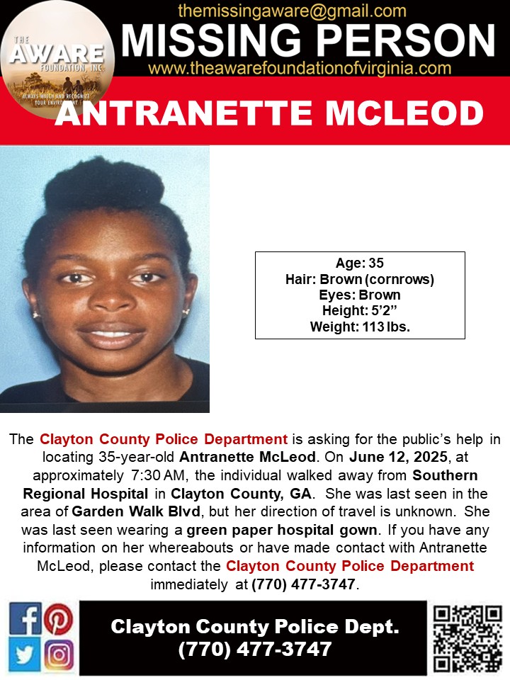MISSING: Clayton County Woman Disappears from Hospital – Outrage Grows!